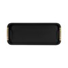 Kate and Laurel Farson Modern Decorative Wood Rectangle Tray with