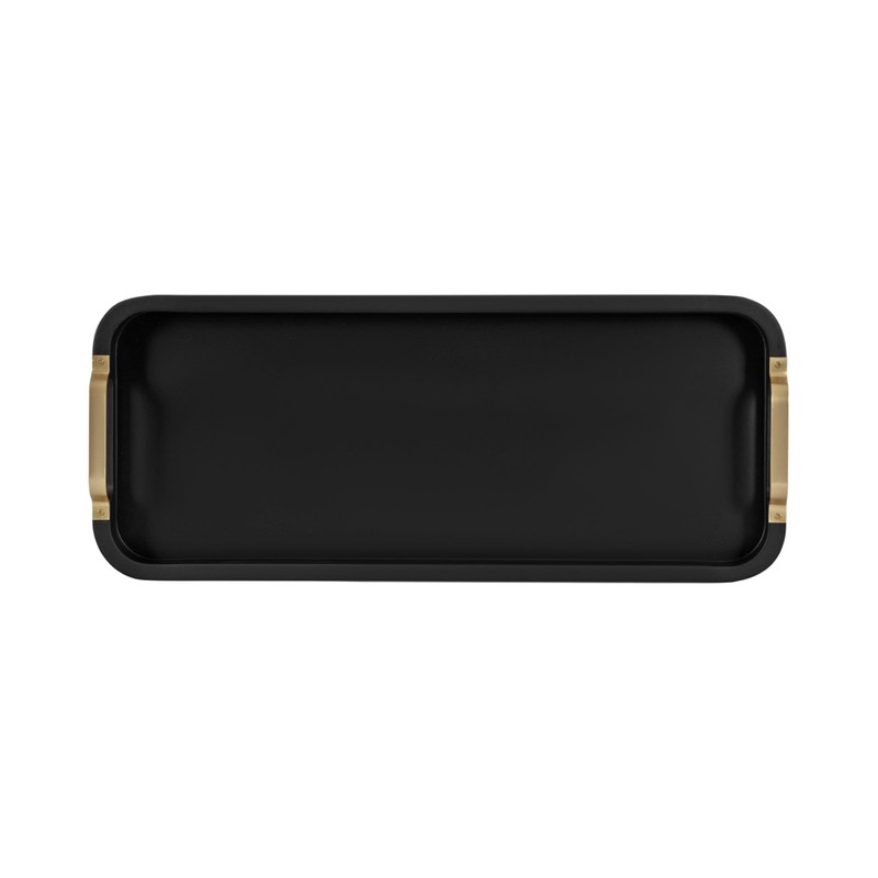 Kate and Laurel Farson Modern Decorative Wood Rectangle Tray with
