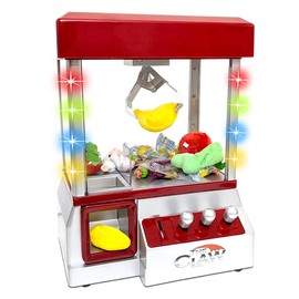 Etna Electronic Arcade Claw Machine - Toy Grabber Machine with Flashing LED Lights and Sound