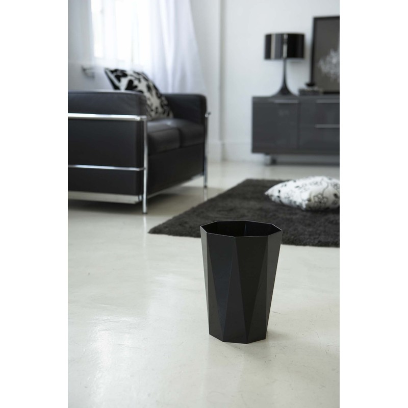 Yamazaki Industries Trash Can 6412 Diamond Black