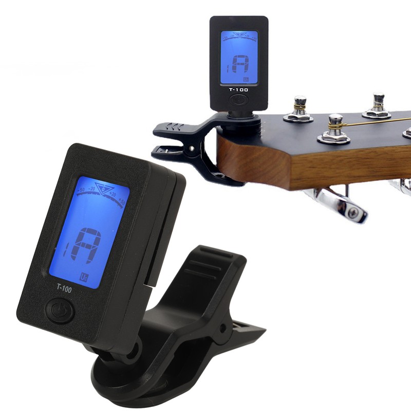 Guitar Tuner Clip On Multi Function High Accuracy Black Tuner