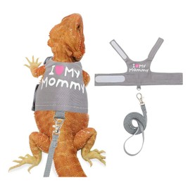 Bearded Dragon Harness and Leash Set - Adjustable Reptile Harness with Cute Design for Small Animals | Comfortable Outdoor Walking Gear for Lizards