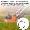 BOXOB 158152 Throttle Control Cable for Lawn Mower, Replacement for