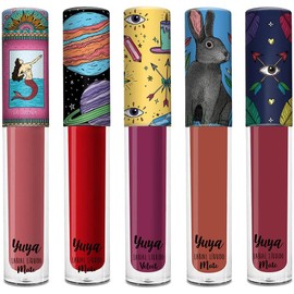 Yuya - Set especial 5 labiales YUYA (Quédate, Feliz Feliz, La Sirena, Un Besito y Mi Amor.)