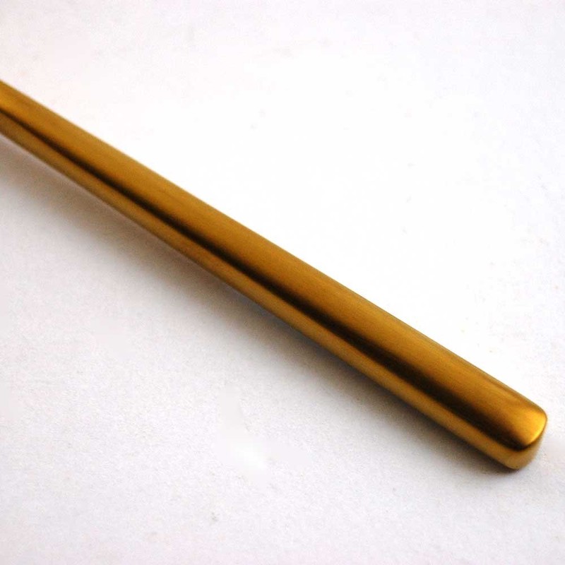 Dalton Cutlery Svelte Cutlery Dinner Spoons, Matte Gold Color