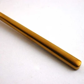 Dalton Cutlery Svelte Cutlery Dinner Spoons, Matte Gold Color