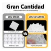 500pzs Tope Protector Adhesiva Silicona Antigolpe Parachoque Transparente