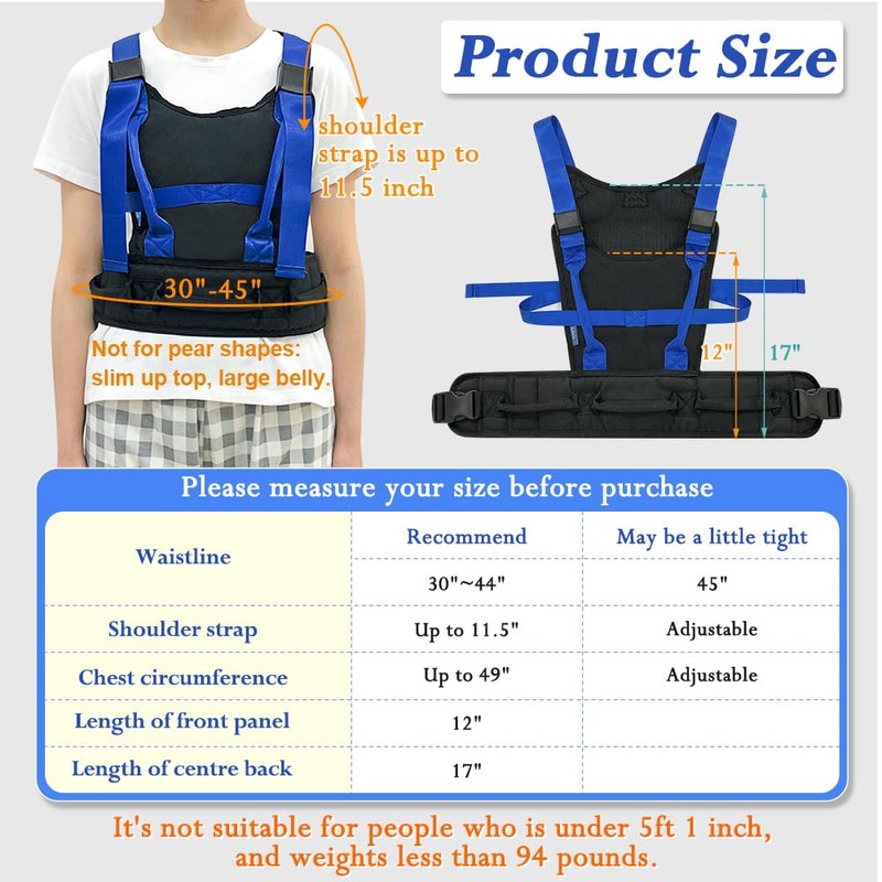 Gait Belt for Senior Transfer Belt Gait Belt with Handles