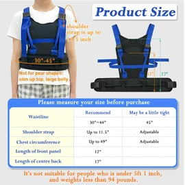 Gait Belt for Senior Transfer Belt Gait Belt with Handles Lift Standing Aids & Supports Physical Therapy Belt Walking Patient Parkinson, Pediatric Elderly Aids for Living