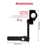 Xitomer Adjustable 22-28mm Black Aluminum Passenger Footpegs for Vulcan 650