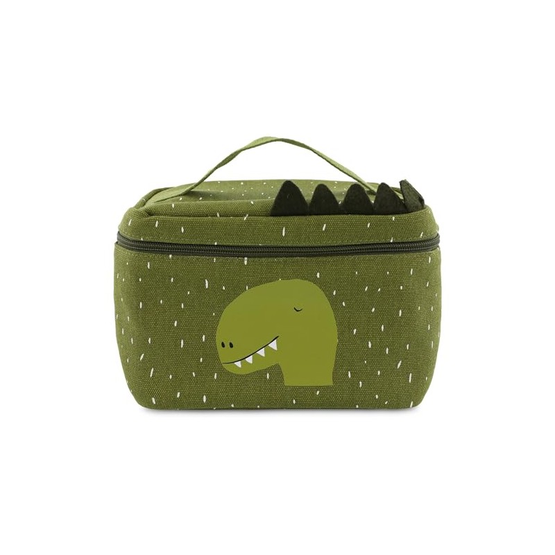 Trixie 20-201 Lunch Bag Dino, Cotton, 5.2 liters, Green