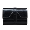 VINEY Women's Trifold Wallet, Cowhide Leather, Coin Purse, Short Wallet,