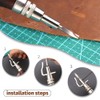 Jupean 458 Pieces Leather Tools, Leather Working Tools, Leathercraft Tools