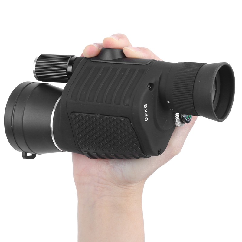 8x40 Waterproof Outdoor Handheld Monocular Telescope HD Night Vision Spyglass