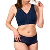 Basic Treasure Pack of 3 Seamless Comfort Bra with Zip,