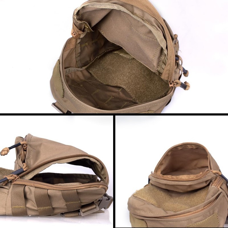 IDOGEAR Mini Tactical MOLLE Hydration Pack Water Reservoir Bag Outdoor