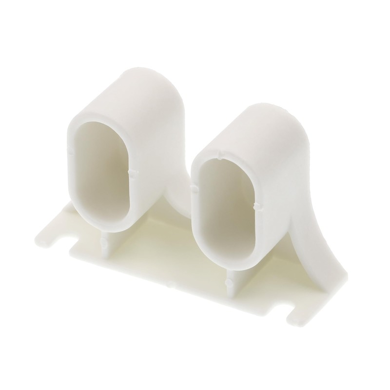 Prime-Line K 5167 36 In. L Steel Reinforced White Vinyl