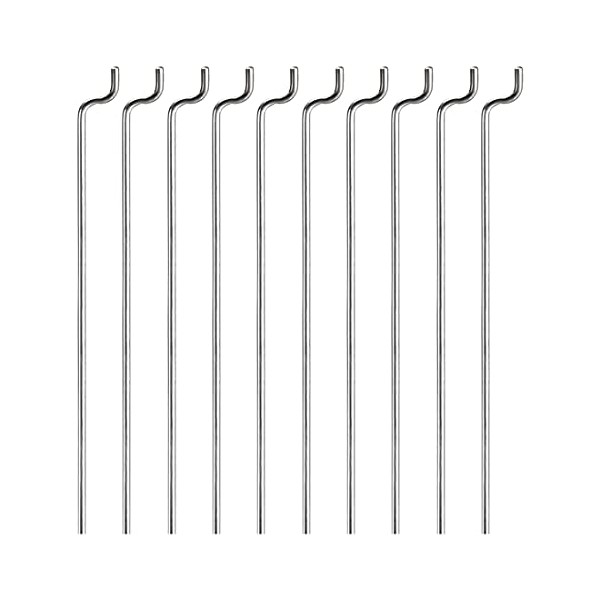 sourcing map 1mm x 80mm (3.1 Inch) Steel Z Pull/Push