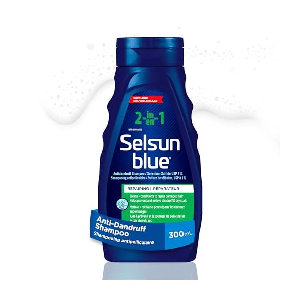 Selsun Blue Selsun Blue 2-In-1 Anti-Dandruff Shampoo and Conditioner, 300mL,