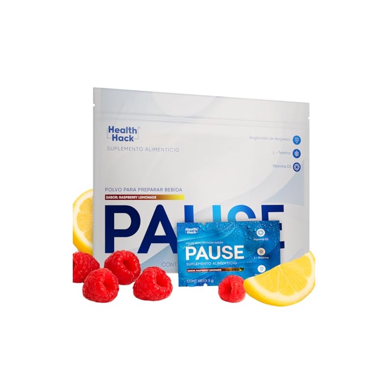Polvo Bebida Super Calma Glicinato Magnesio Gaba Health Hack