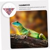 Levemolo Bearded Dragon Lizard Hammock Small Pet Cage Hammock Swing