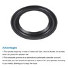 QUARKZMAN Rubber Speaker Foam Edge Circumference Rings 2.25 Inches 33