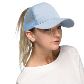 C.C Gorra de béisbol Lisa Hatsandscarf (BT-6), Celeste, Talla única