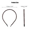 VOCOSTE Hair Hoop Women Headband Headband Rhinestone 0.6cm Width 1pcs