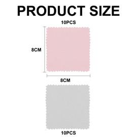 AIRTILY 20 Schmuckreinigungsstoffe, Weiches Tischtuch, Schmuckwartungswerkzeuge, Schmuckreinigungswerkzeuge, Schmuckzubehör.