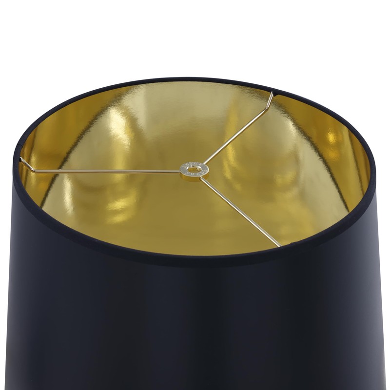 Aspen Creative 32327 Transitional Hardback Empire Shaped Spider Construction Lamp