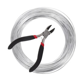 NUOBESTY 1 Roll Aluminum Wire Flexible Wire Armature Wire Sculpting Wire Aluminum Metal Wire Bendable Metal Wire Modeling Wire Crafting Wire DIY Crafts Wire for Crafts Steel