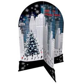 3D Christmas Advent Calendar with 24 Windows - New York