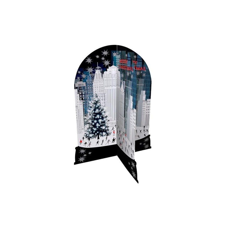 3D Christmas Advent Calendar with 24 Windows - New York