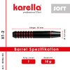 Karella Sofdart XT-2 18g Barrel Length 53mm Darts for Beginners