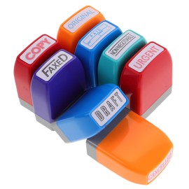 Operitacx 8-Piece Set English Encouragement Stamp Teaching Materials for Signature Stamp Stamps for Teaching Teacher Stamps for Grading Plastic