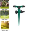 Yard Sprinkler, 360° Rotating Lawn Sprinkler with Up to 3,000