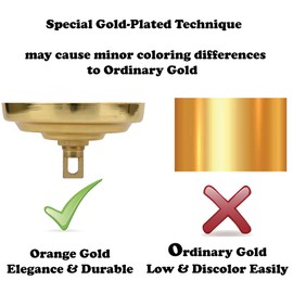 Sangle Soppfy Vingage Canopy Kit and Pendant Light Fixture Chain for Chandelier or Swag Light Fixtures,Maximum Weight of 60 Pounds,6 feet,Heavy Duty,5inch Diameter,(Pure Gold)