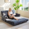 YOSHOOT Lazy Floor Sofa Convertible Bean Bag Sofa Bed Couch,