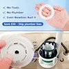 NBPLUS Toilet Flush Valve Silicone Seal for Toto THU440-A, THU451,