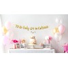 75 is Only 24 in Celsius Gold Glitter Banner -