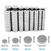 250 Pcs Small Strong Magnets, 4 Different Sizes, Tiny Thin