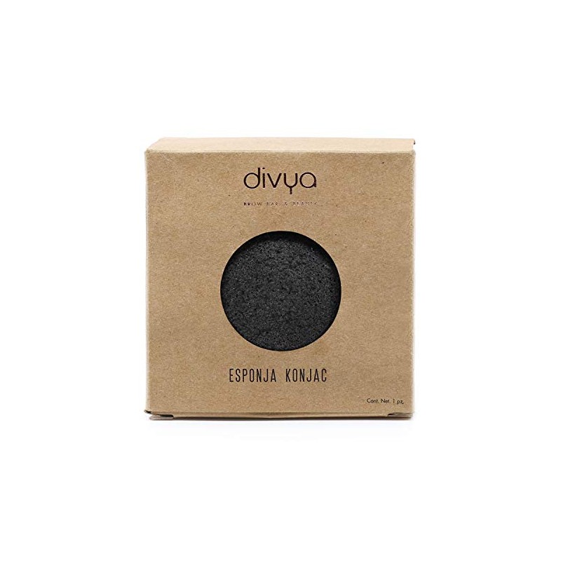 DIVYA | Esponja Konjac Facial, Limpieza Profunda y Suavidad Natural,
