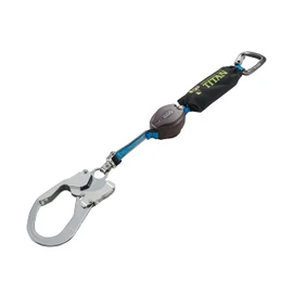Titan HL-HS-130 Rewinder Type 1 Lanyard with Locking Device, Full Harness / Body Belt Type, Compatible with New Standards