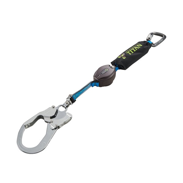 Titan HL-HS-130 Rewinder Type 1 Lanyard with Locking Device, Full Harness / Body Belt Type, Compatible with New Standards