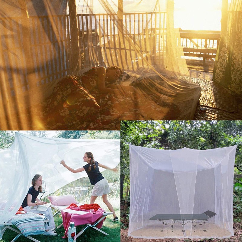 Mosquito Net for Double Bed 4 Corner Post Elegant Mosquito