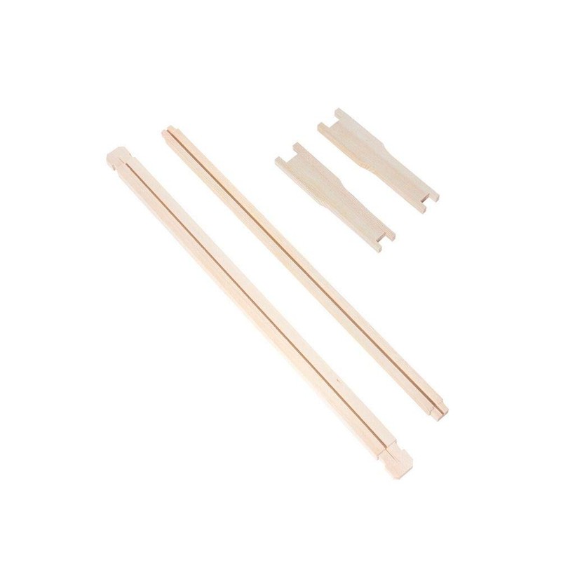 BeeCastle Medium Beehive Frames and Wax Foundations,10 Pack Honey Bee