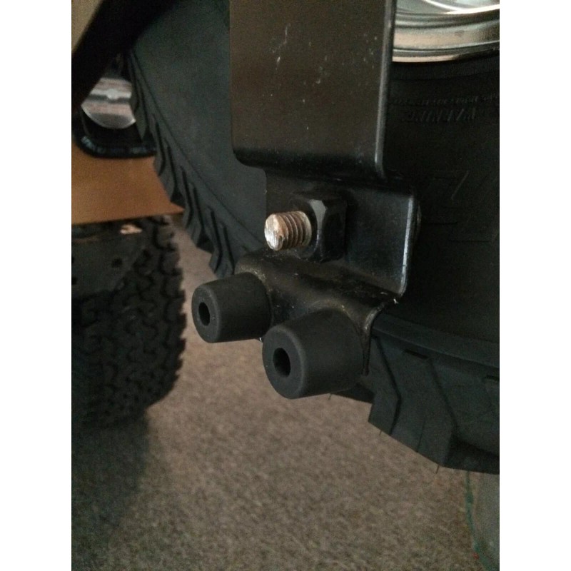 Spare Tire Carrier Plug and Bumper Kit Compatible with Jeep