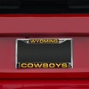 Rico Industries Wyoming Cowboys Chrome License Plate Frame