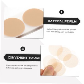 IWOWHERO 50pairs Male Bulge Chest Patches Invisibility Pads Male Sports Pasties Comfortable Breathable 's Accessories Shields 's Training Pasties