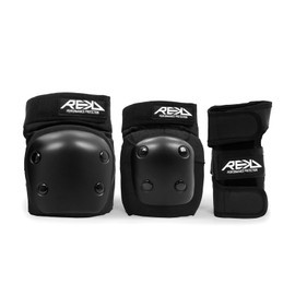 REKD Junior Heavy Duty Triple Pad Set, Complete Protection Pack, Fully Certified for All Action Sports